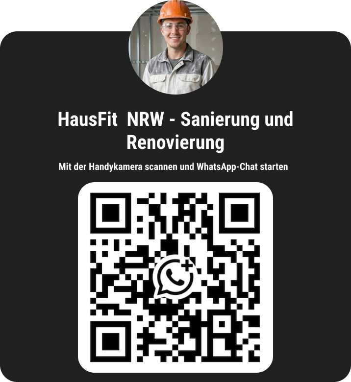 WhatsApp von HausFit NRW, Sanierung und Renovierung in Düsseldorf und NRW
