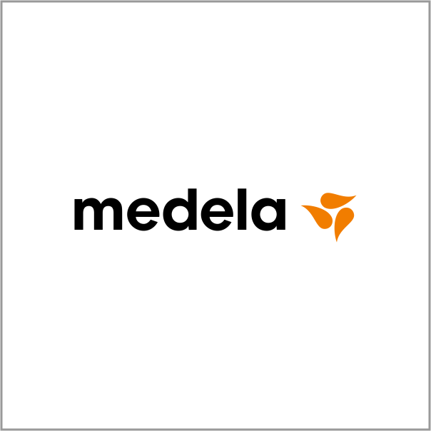 Logo des Herstellers Medela, Milchpumpen, Geräteverleih