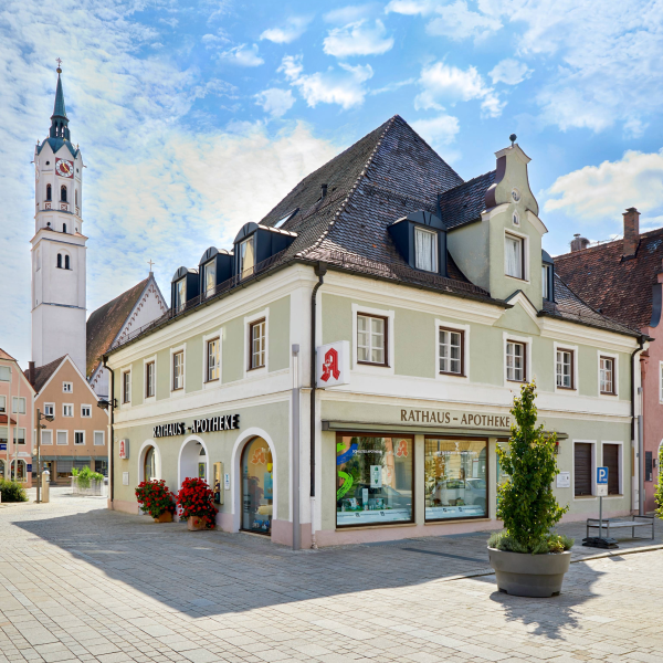 Ansicht Rathausapotheke Schrobenhausen, Schultes Apotheke