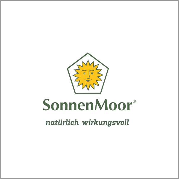 Link auf die Website von Sonnenmoor, Hersteller von Moor- und Kräuterprodukten.