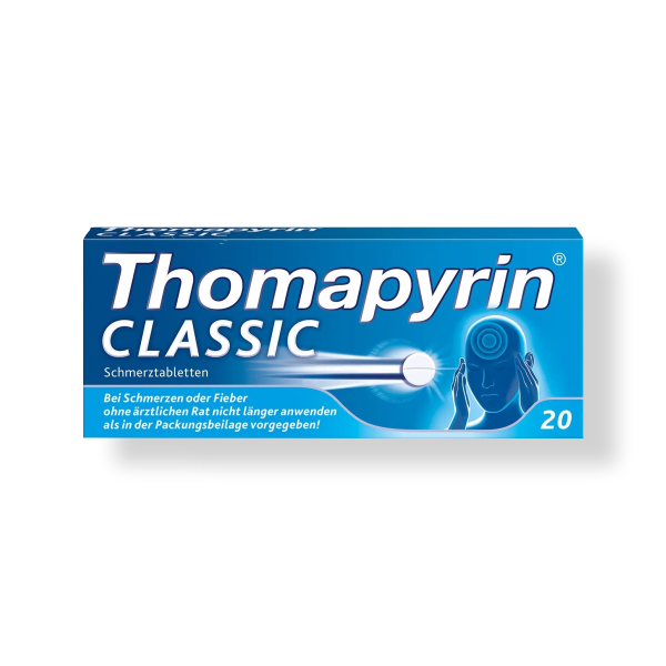 Thomapyrin classic Schmerztabletten, Produkt des Monats, Schultes Apotheke