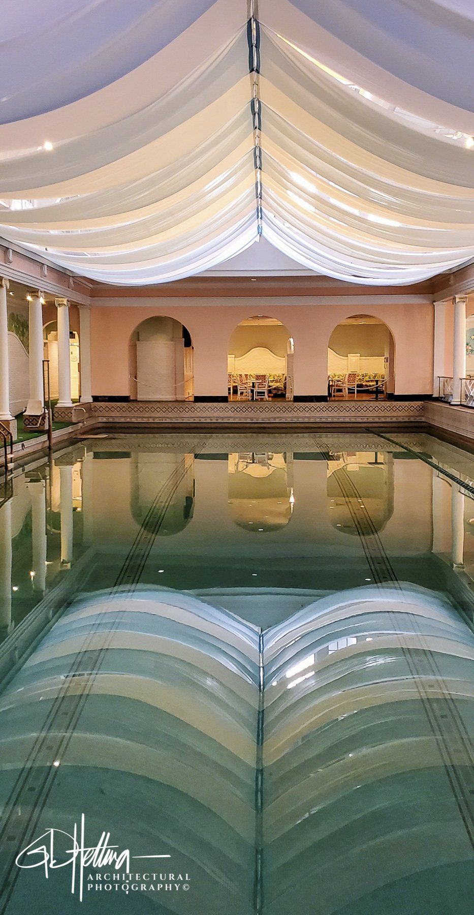 Architectural Photography of The Greenbrier Resort in White Sulphur