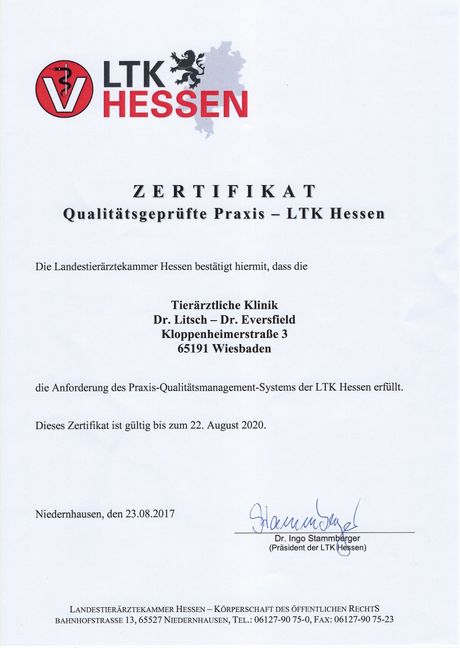 Tiergesundheitszentrum WiesbadenBierstadt Dr. Litsch