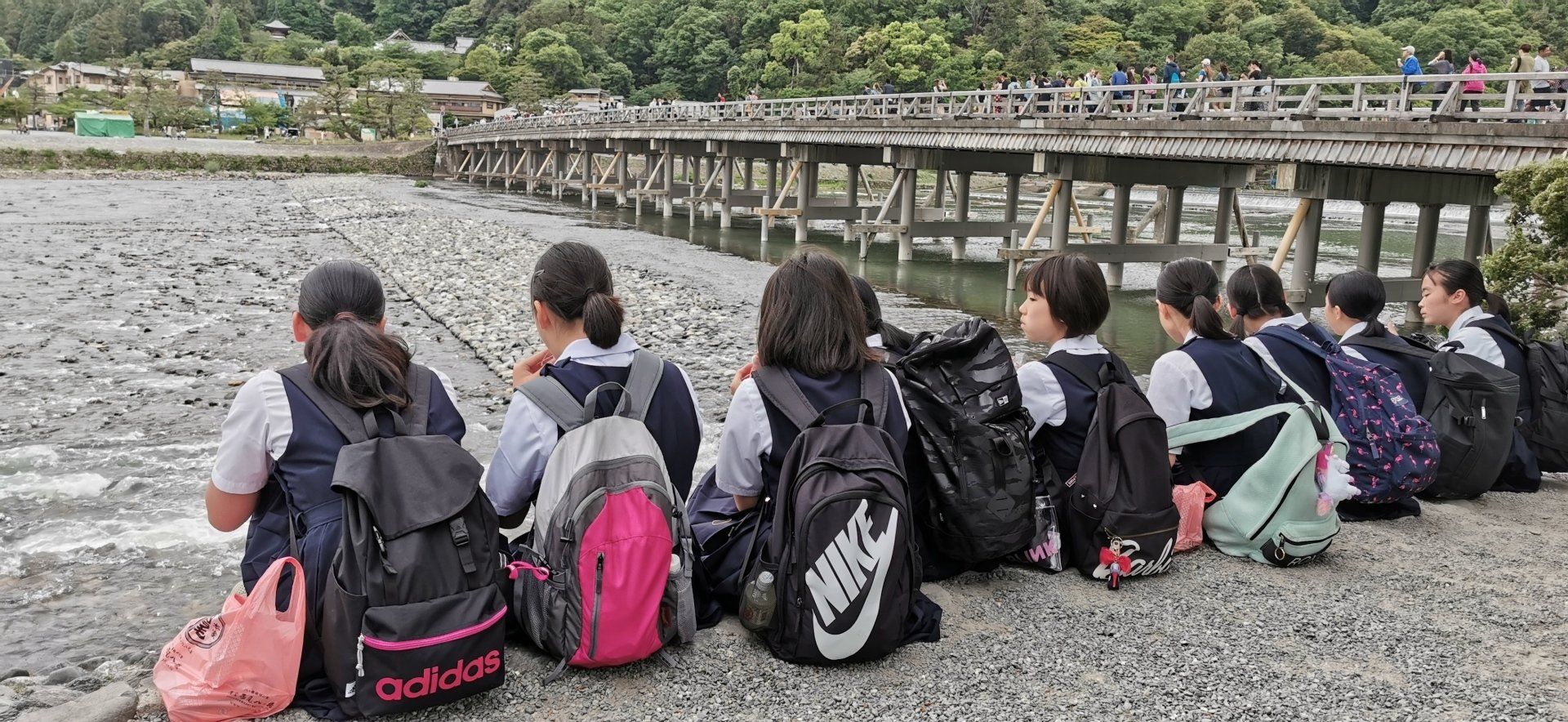 Togetsu-kyo-Brücke; Togetsu-kyo - bridge; Arashiyama
