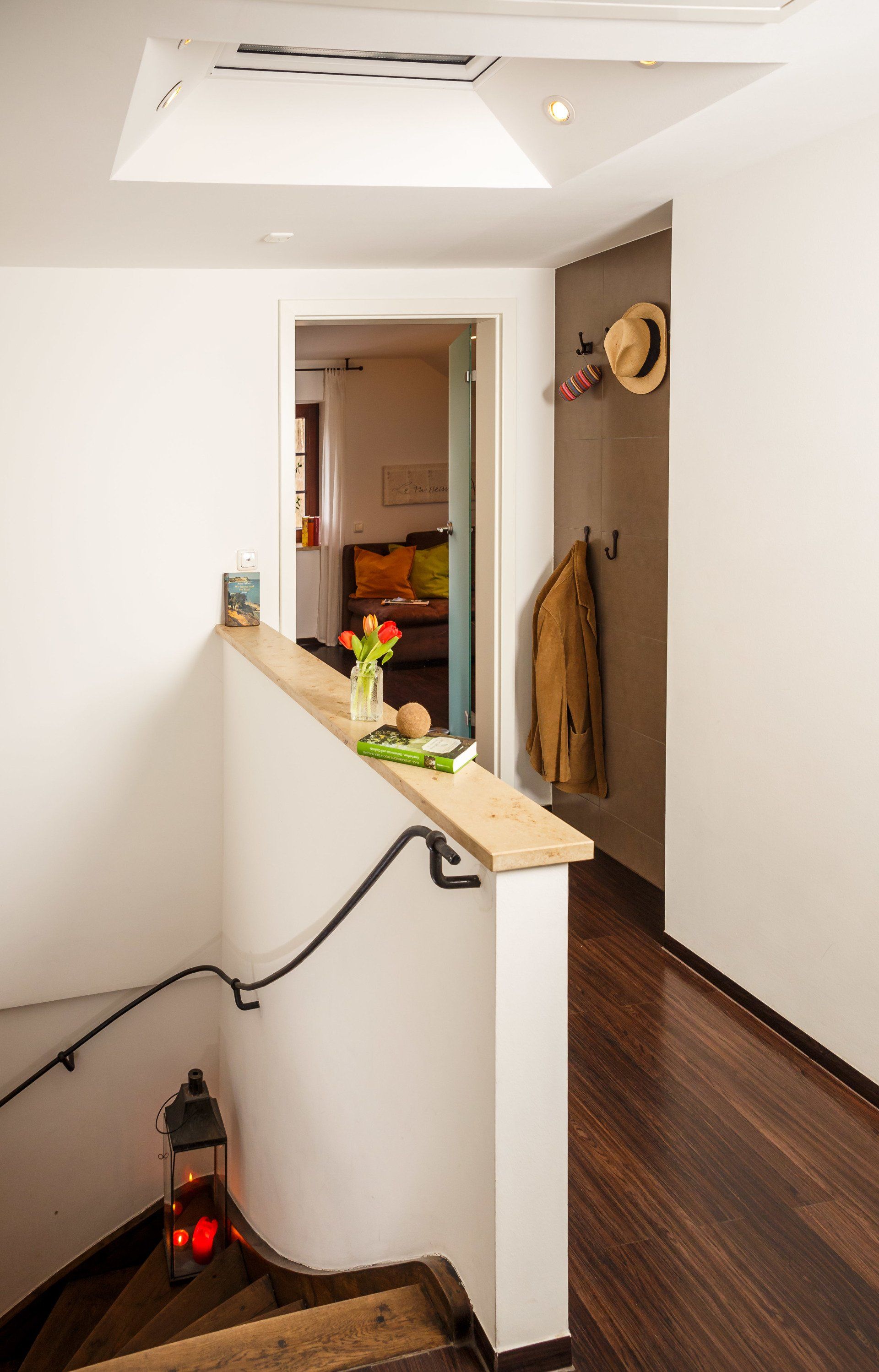Treppe Aufgang Ferienwohnung Elbsandsteingebirge Holzschuhmühle Bielatal