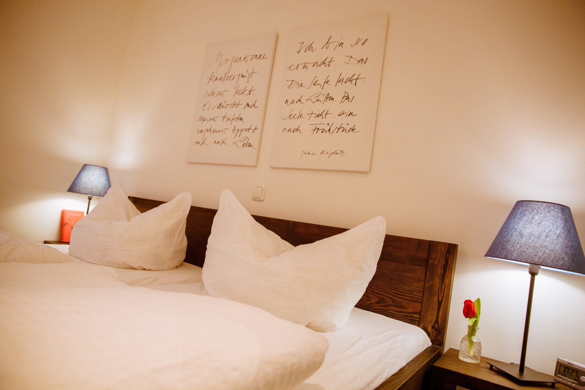 Schlafzimmer Appartement Holzschuhmühle Bielatal