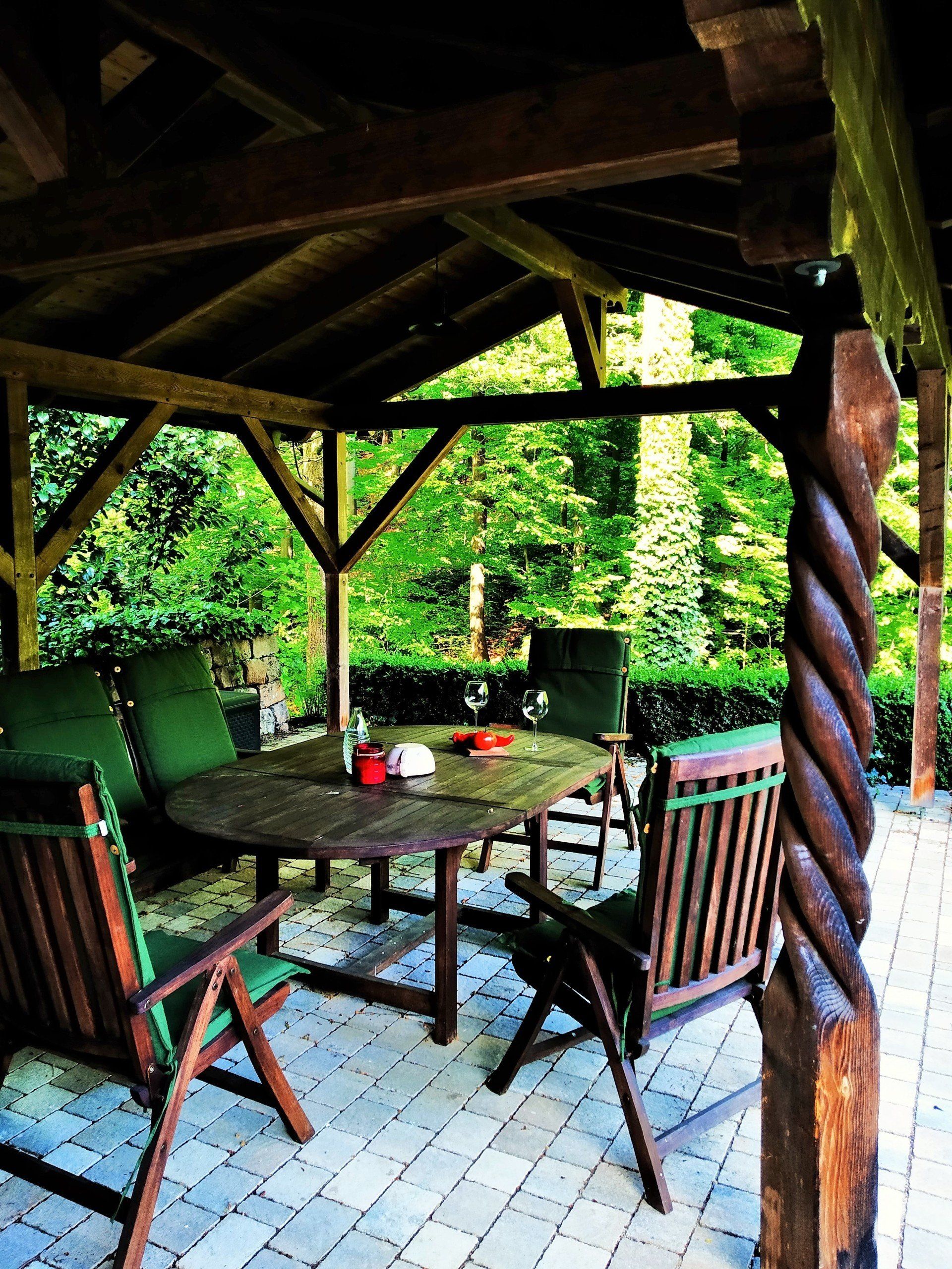 Freisitz Grill Ferienwohnung Sächsische Schweiz Bielatal