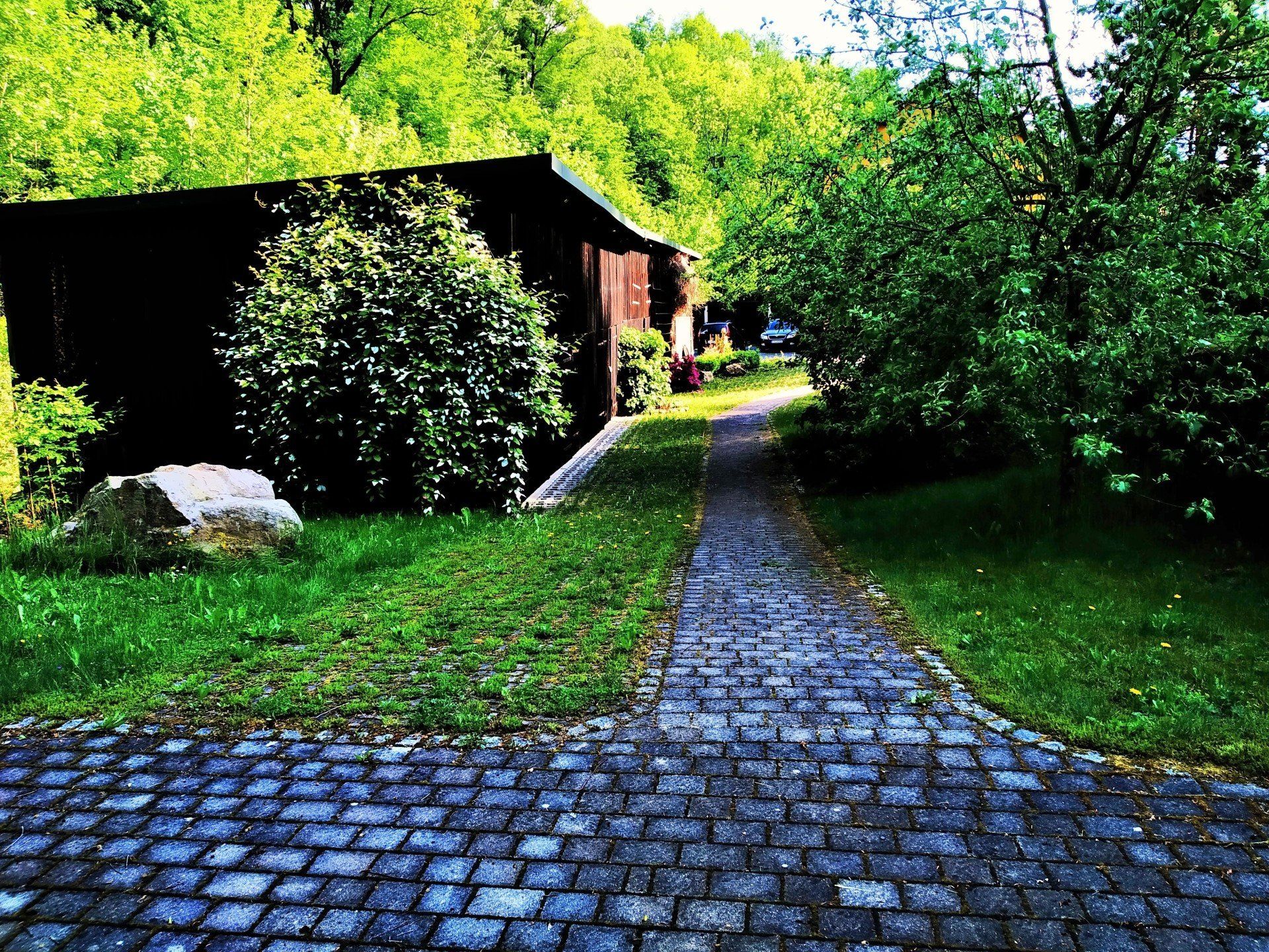 Garten Ferienwohnung Sächsische Schweiz Rosenthal-Bielatal