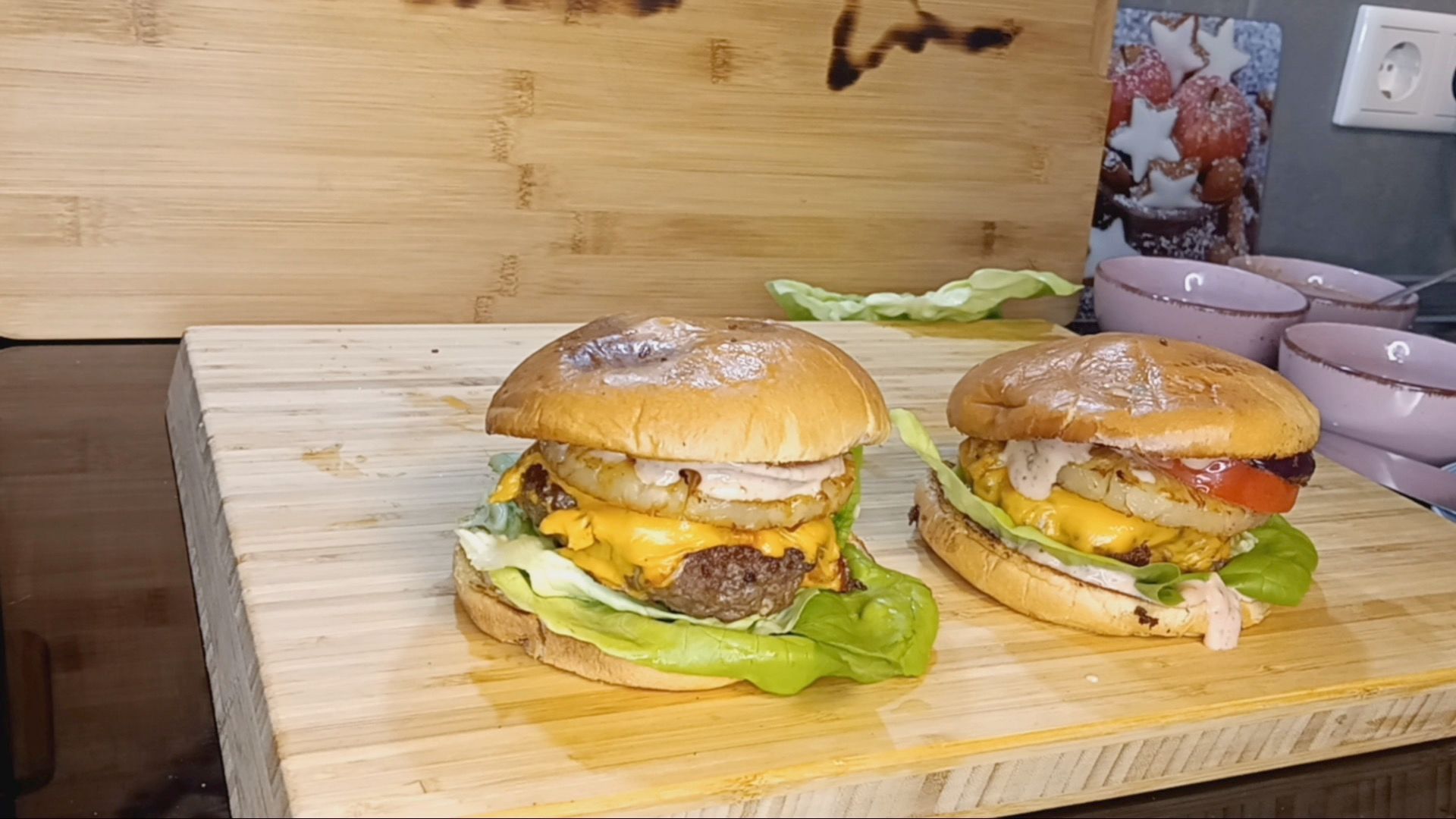 All-in Burger vom Grill