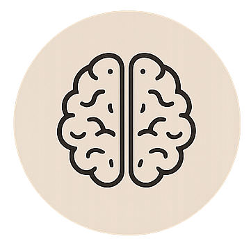 Brain line illustration