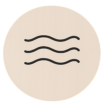 Flowing wave line illustration