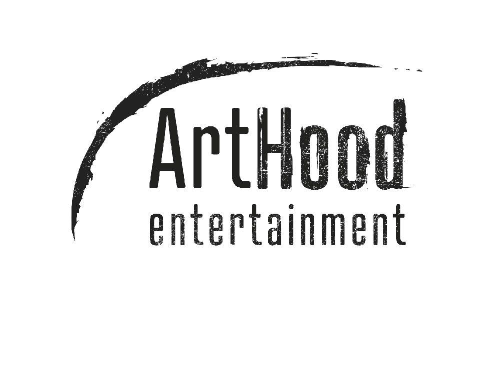 ArtHood entertainment case: logo corporate design