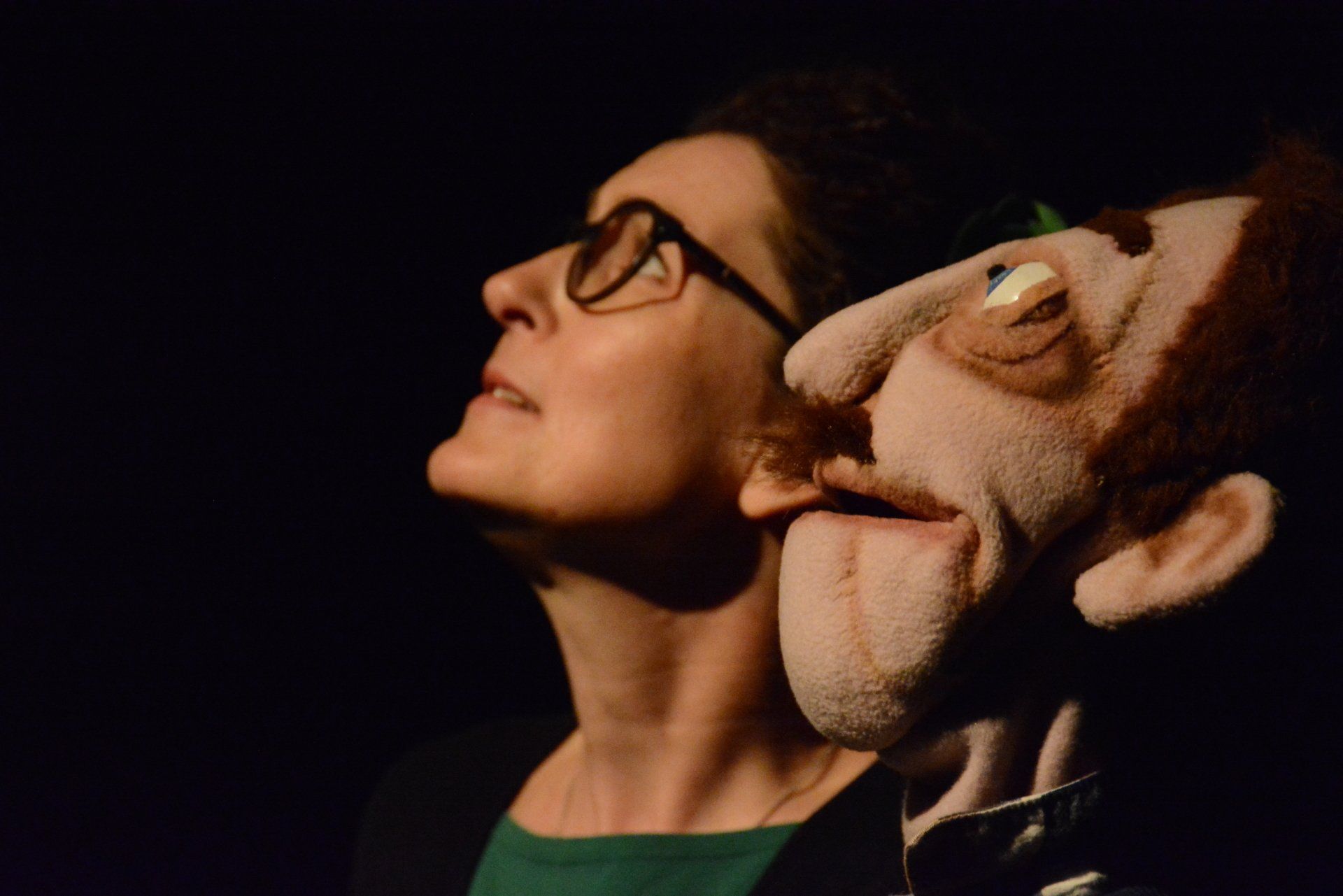 Nataly Walter mit Klappmaulpuppe Gerd, Szene aus