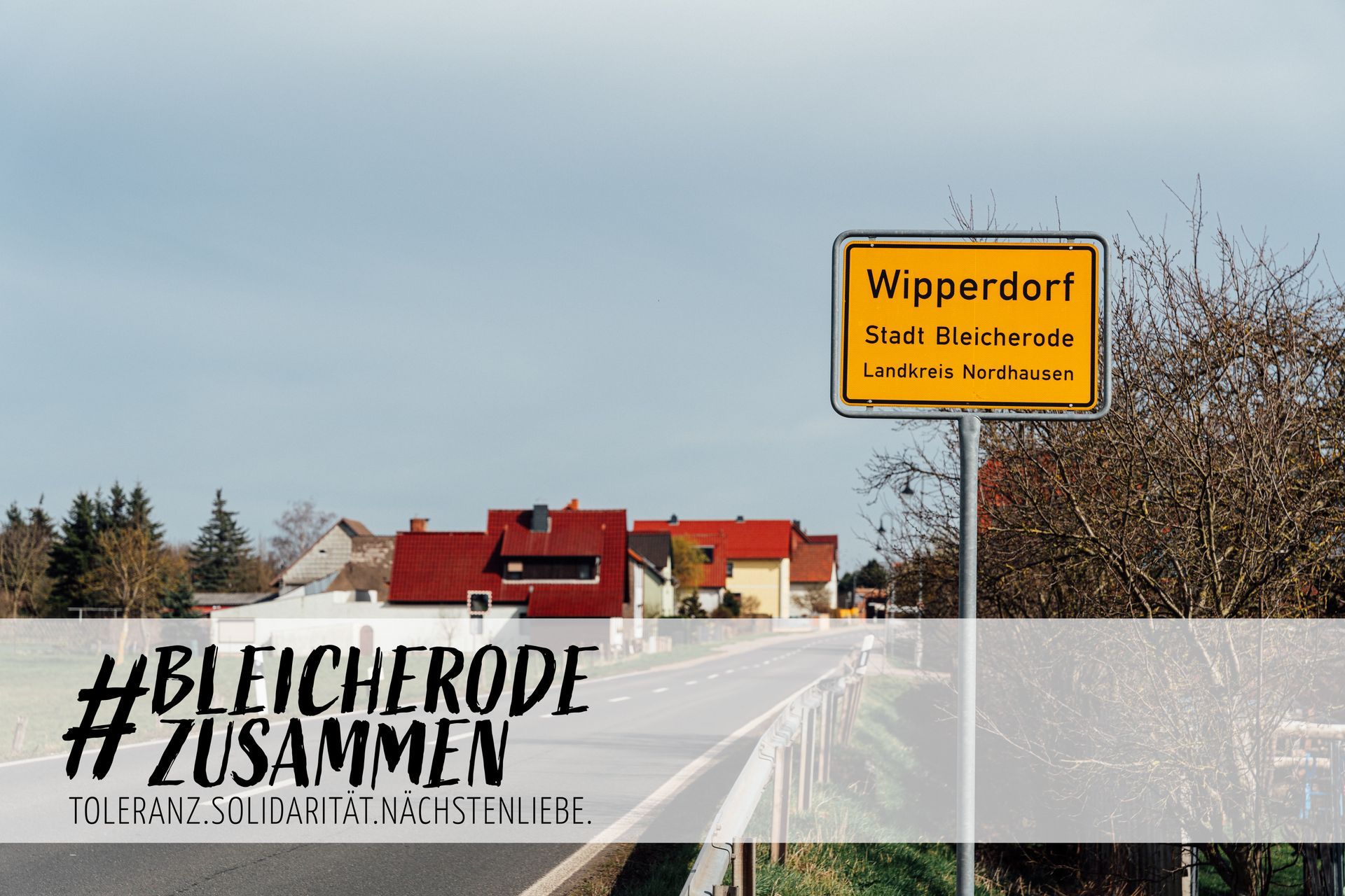 Ortsschild Wipperdorf