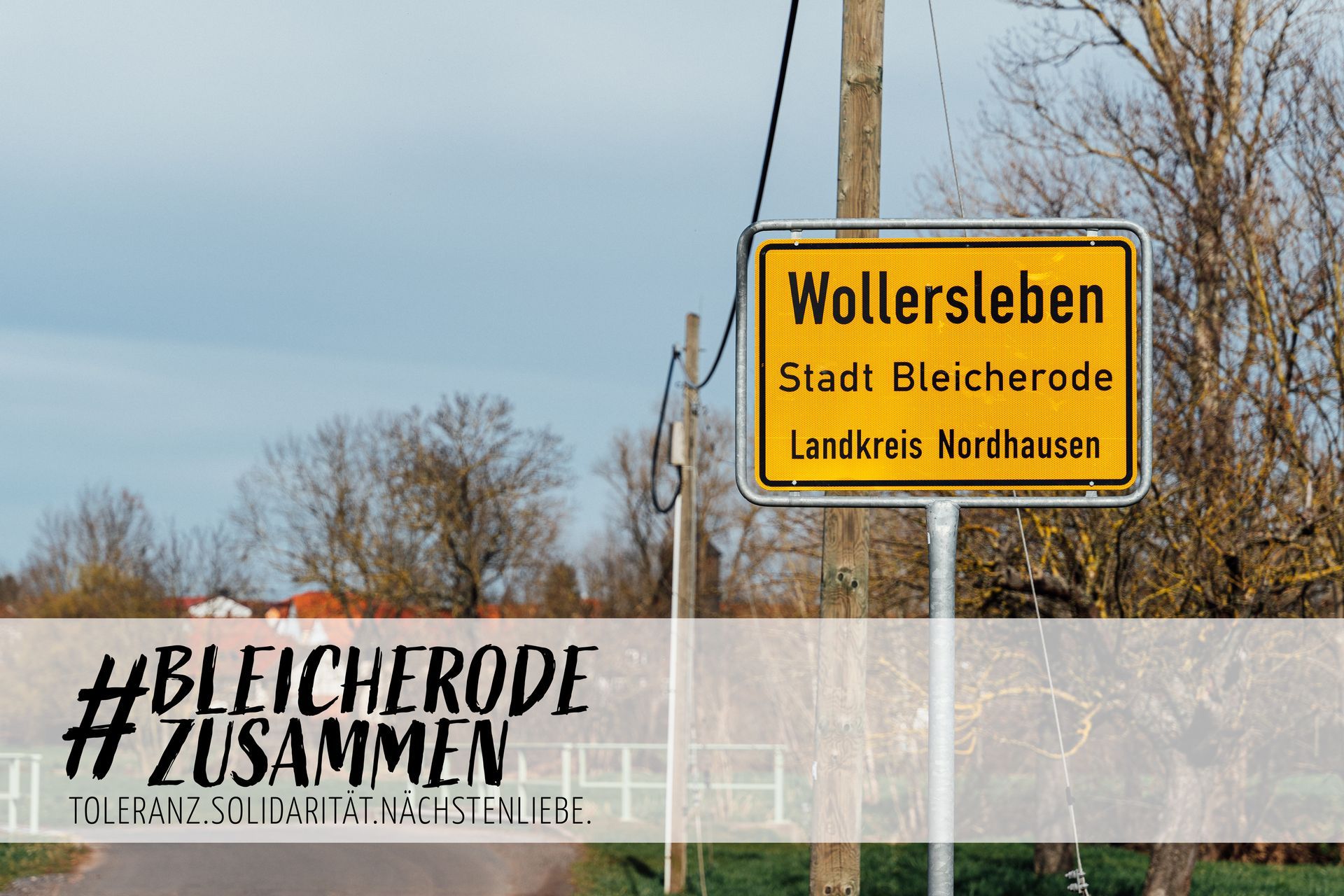 Ortsschild Wollersleben