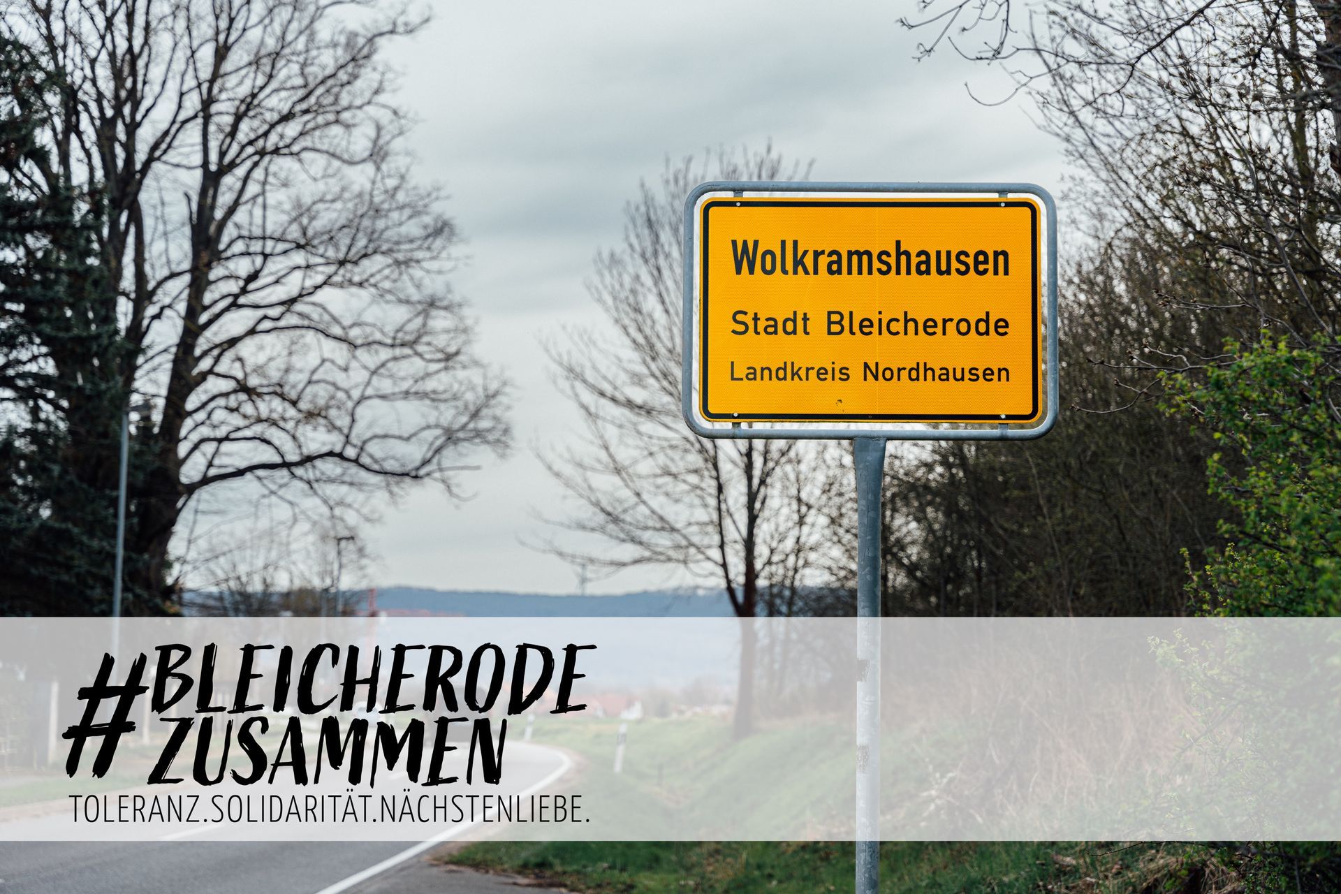 Ortsschild Wolkramshausen