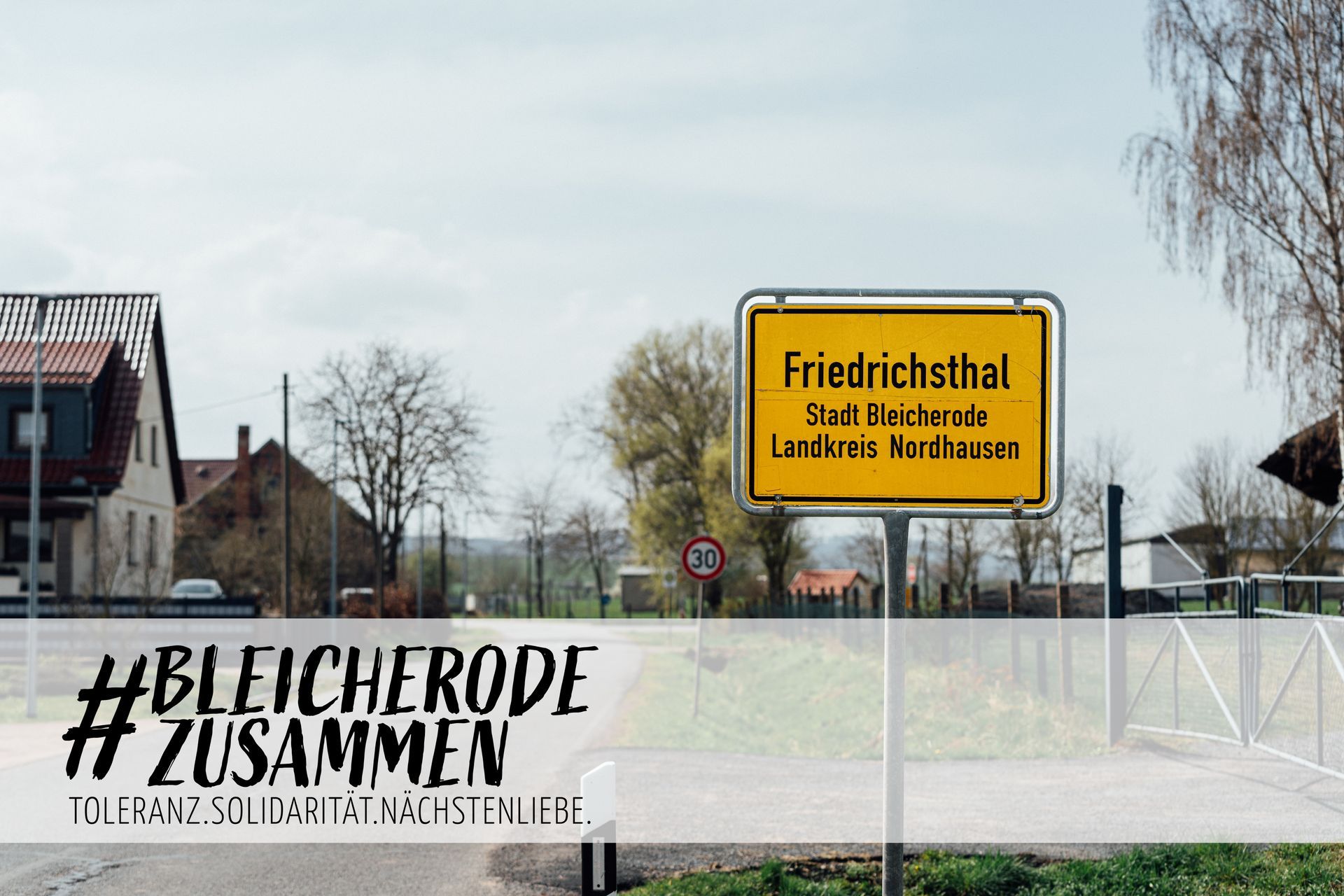 Ortsschild Friedrichsthal