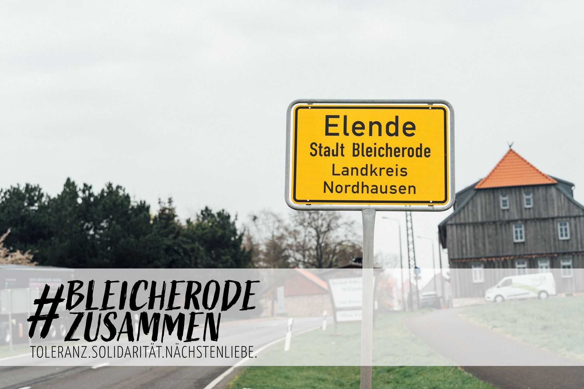 Ortsschild Elende