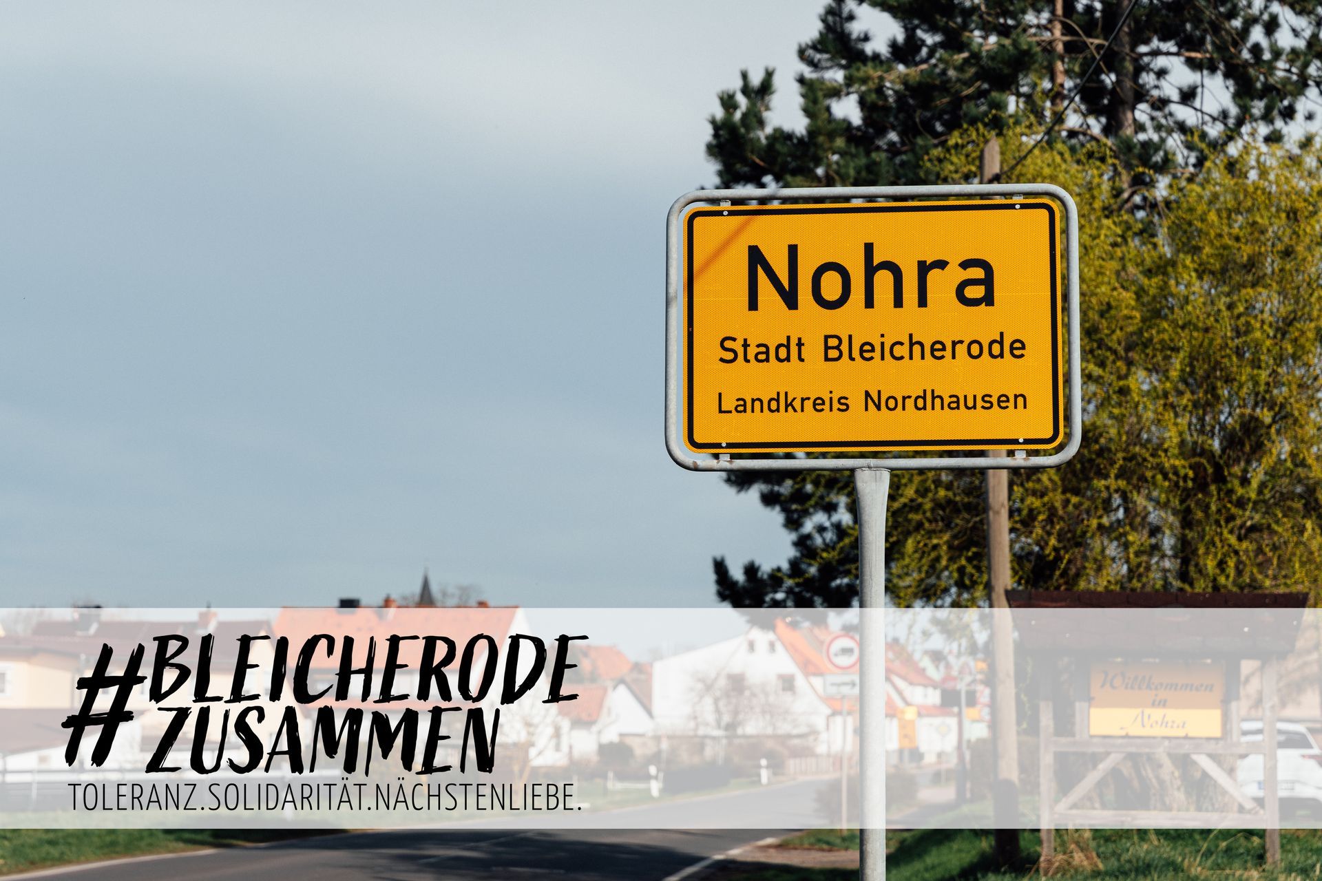 Ortsschild Nohra