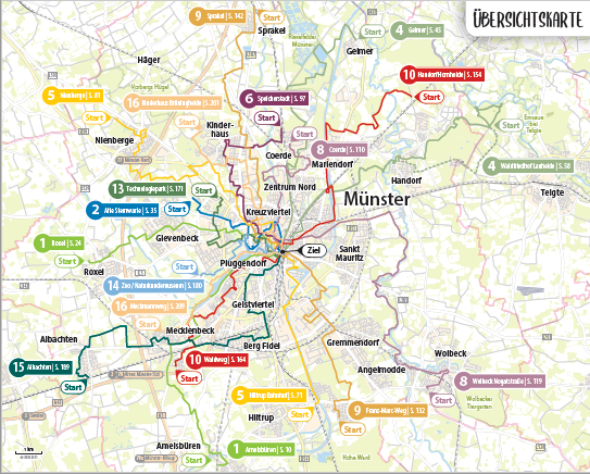 Übersichtskarte BusGang Münster