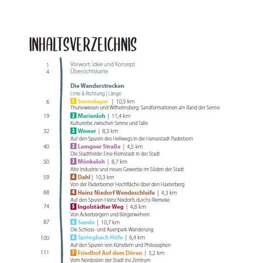 Inhaltsverzeichnis BusGang PADERBORN