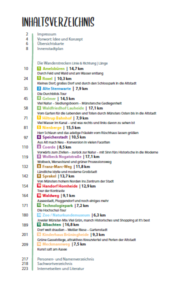 Inhaltsverzeichnis BusGang Münster