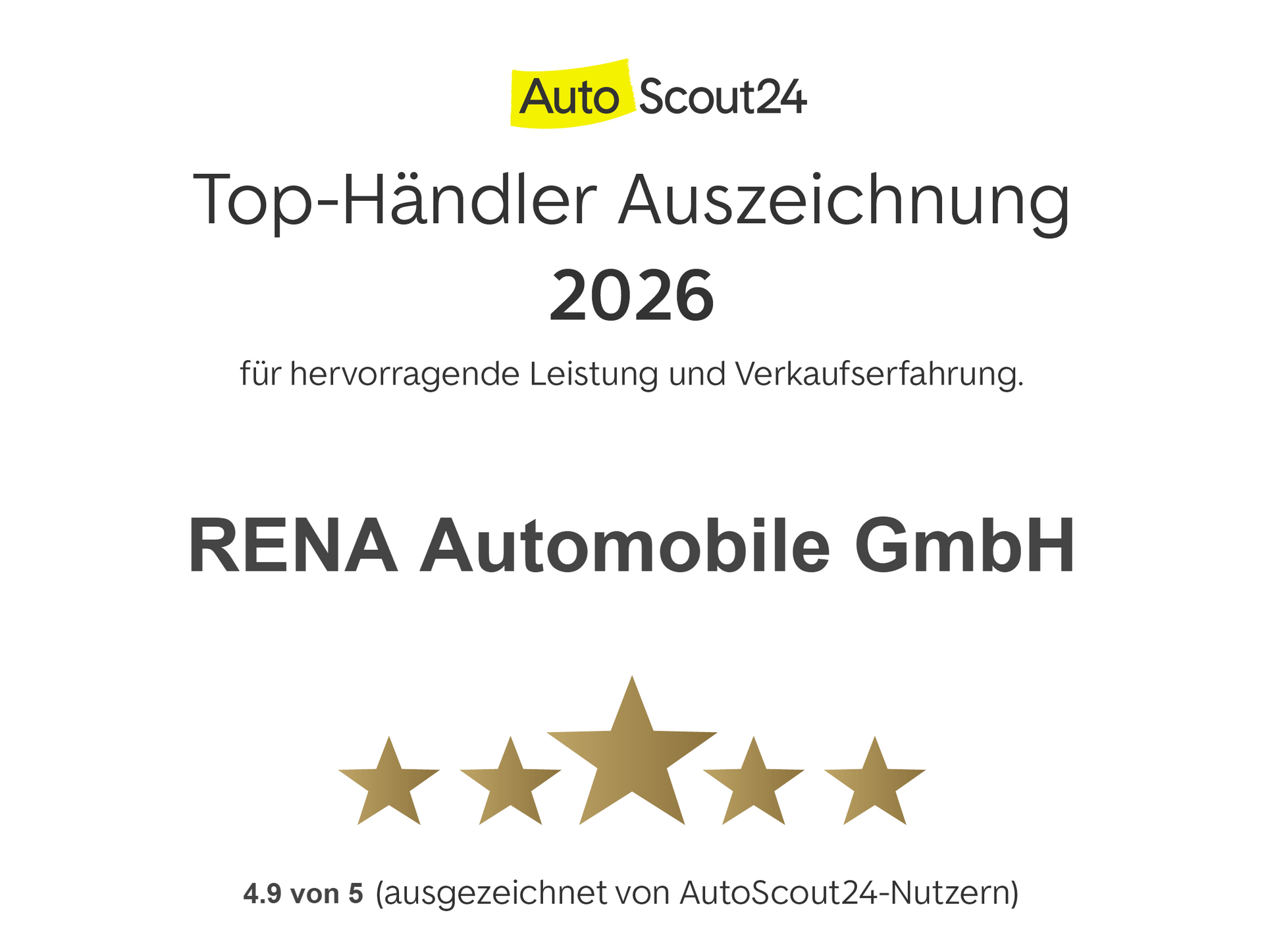 Top Bewertung Autoscout Händler Top