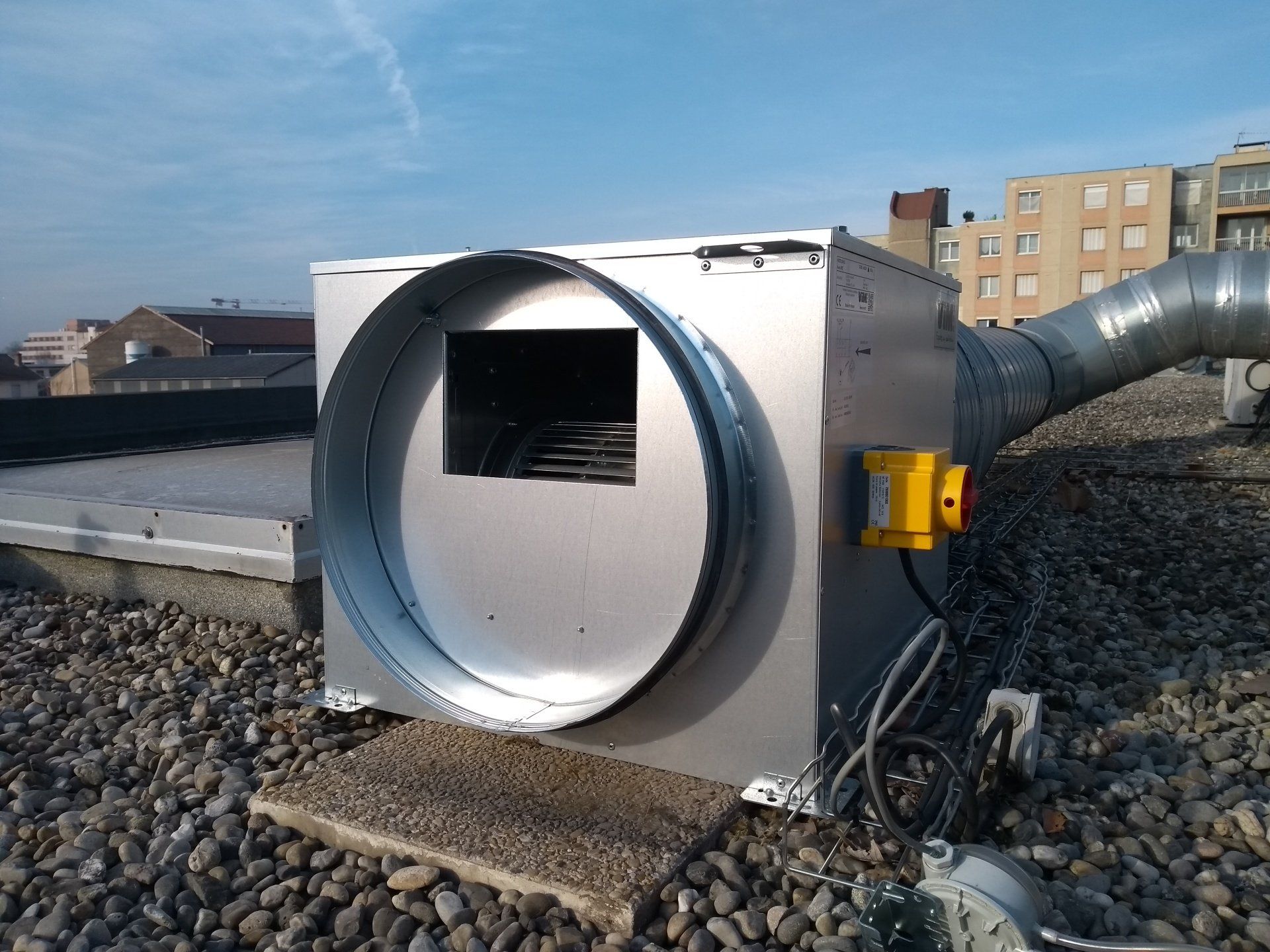 Caisson d'extraction