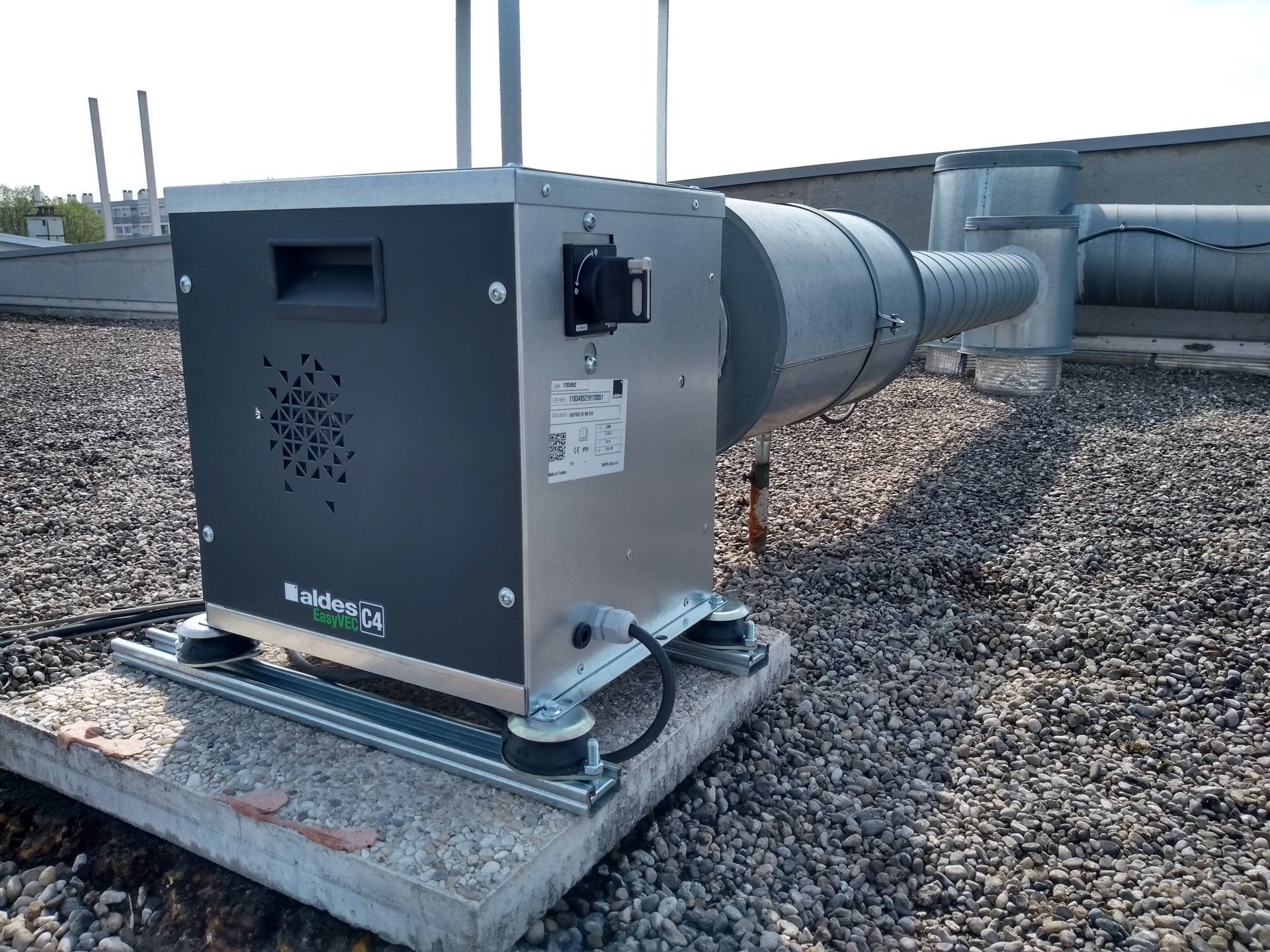 Caisson à pression contrôlée