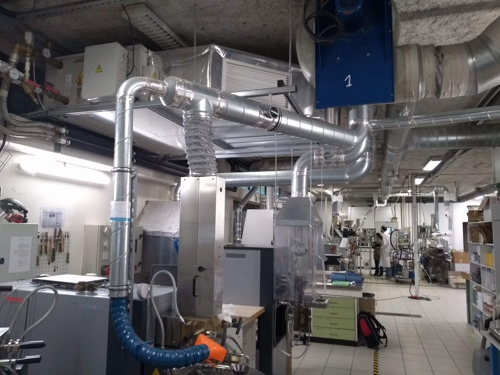 Réseau d'extraction labo