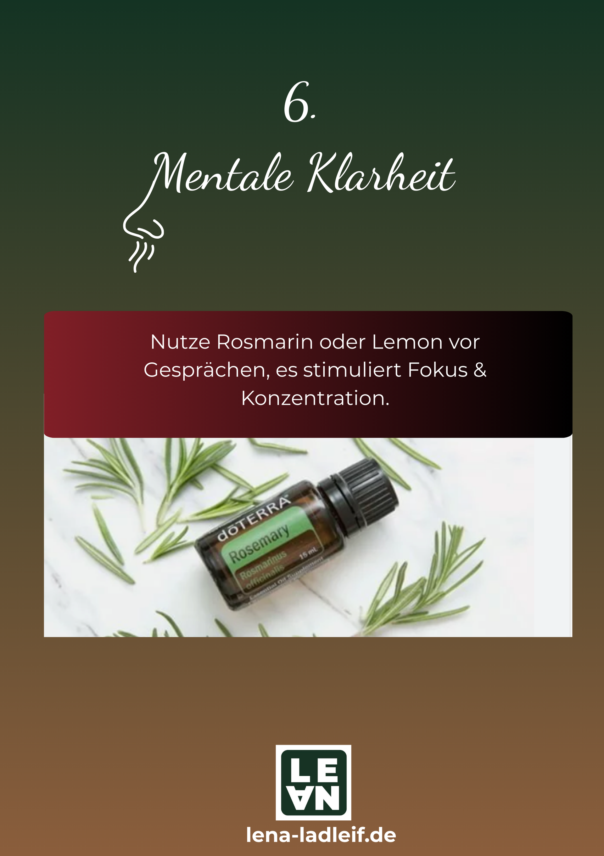 Einblick Öl Guide mentale Klarheit