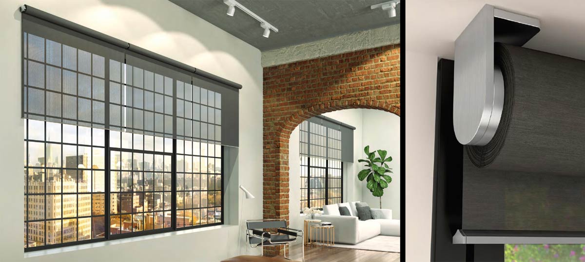 Lutron Palladiom Roller Shades | Blackout, Sheer, Translucent | Fashion