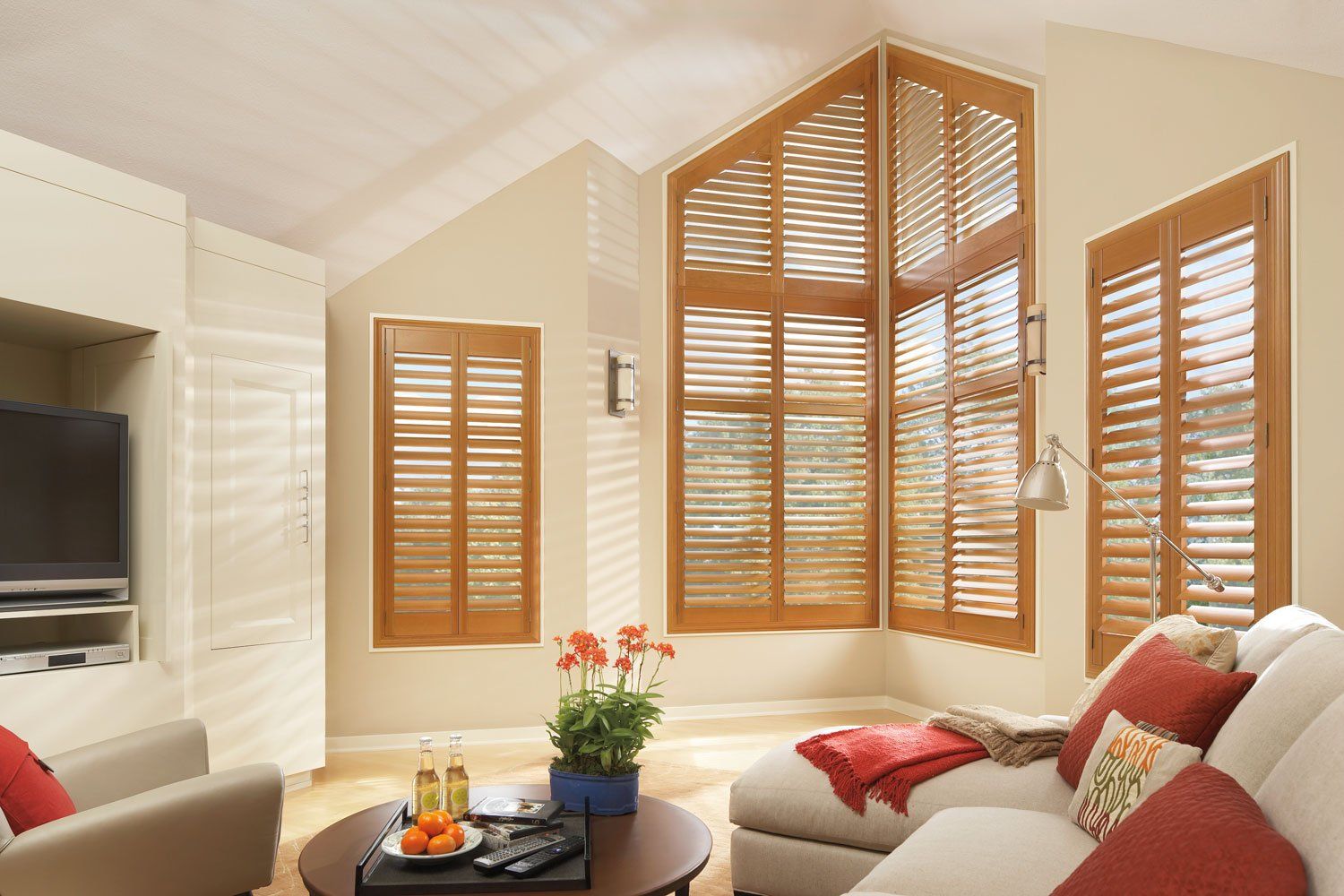 Angled Window Blinds and Shades | Custom Window Treatments | Fashion ...