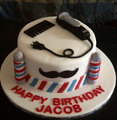 barber cake, groomers cake