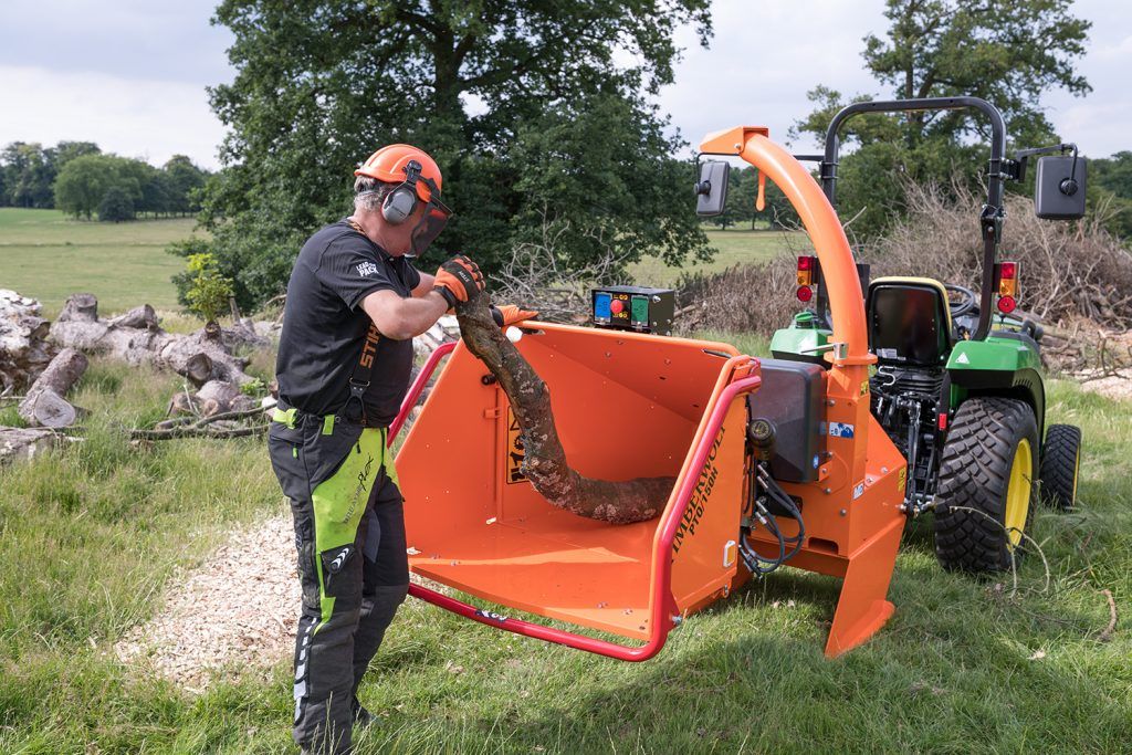 Green Plant UK Timberwolf TW PTO/150H Chipper for sale Tel 01483 235111