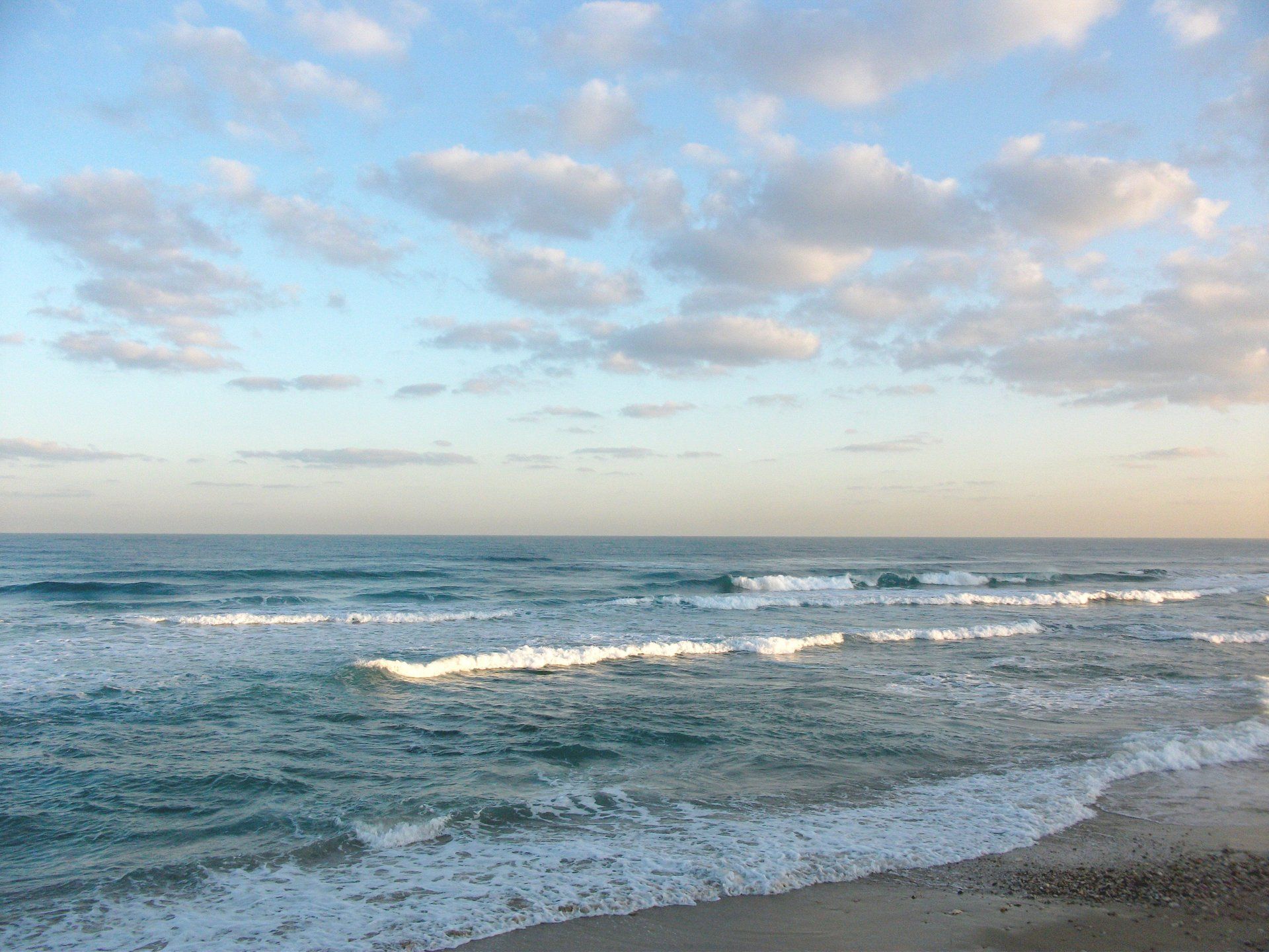 Joppa, Israel, looking west across the Mediterranean Sea. Caption for the wilderness area: The coastal wilderness of Israel, where David fought the Philistine.