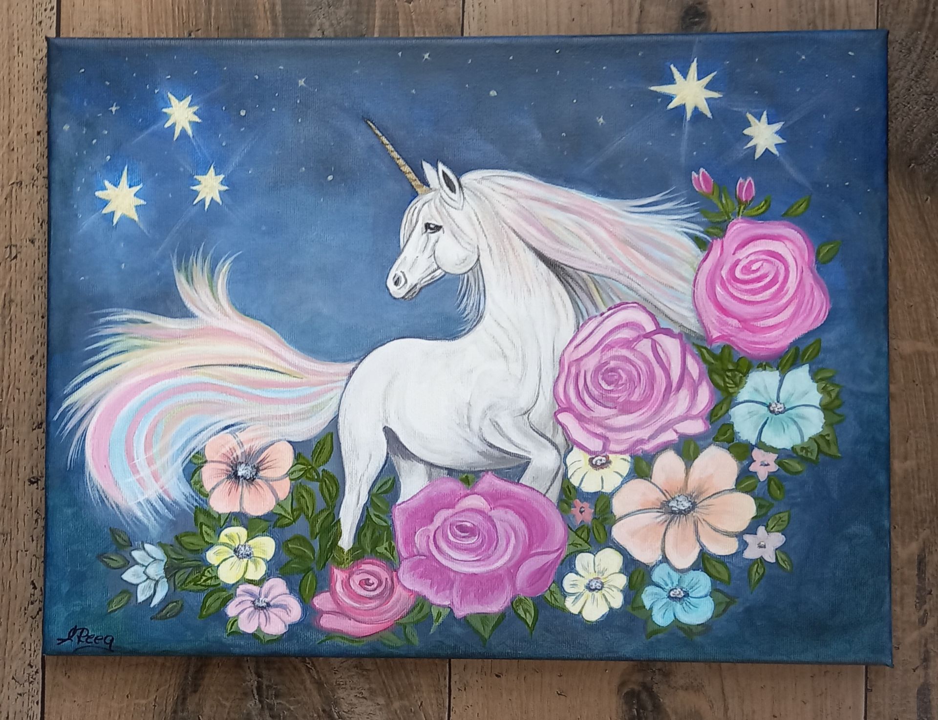 Einhorn Serie   No.2  (verkauft)