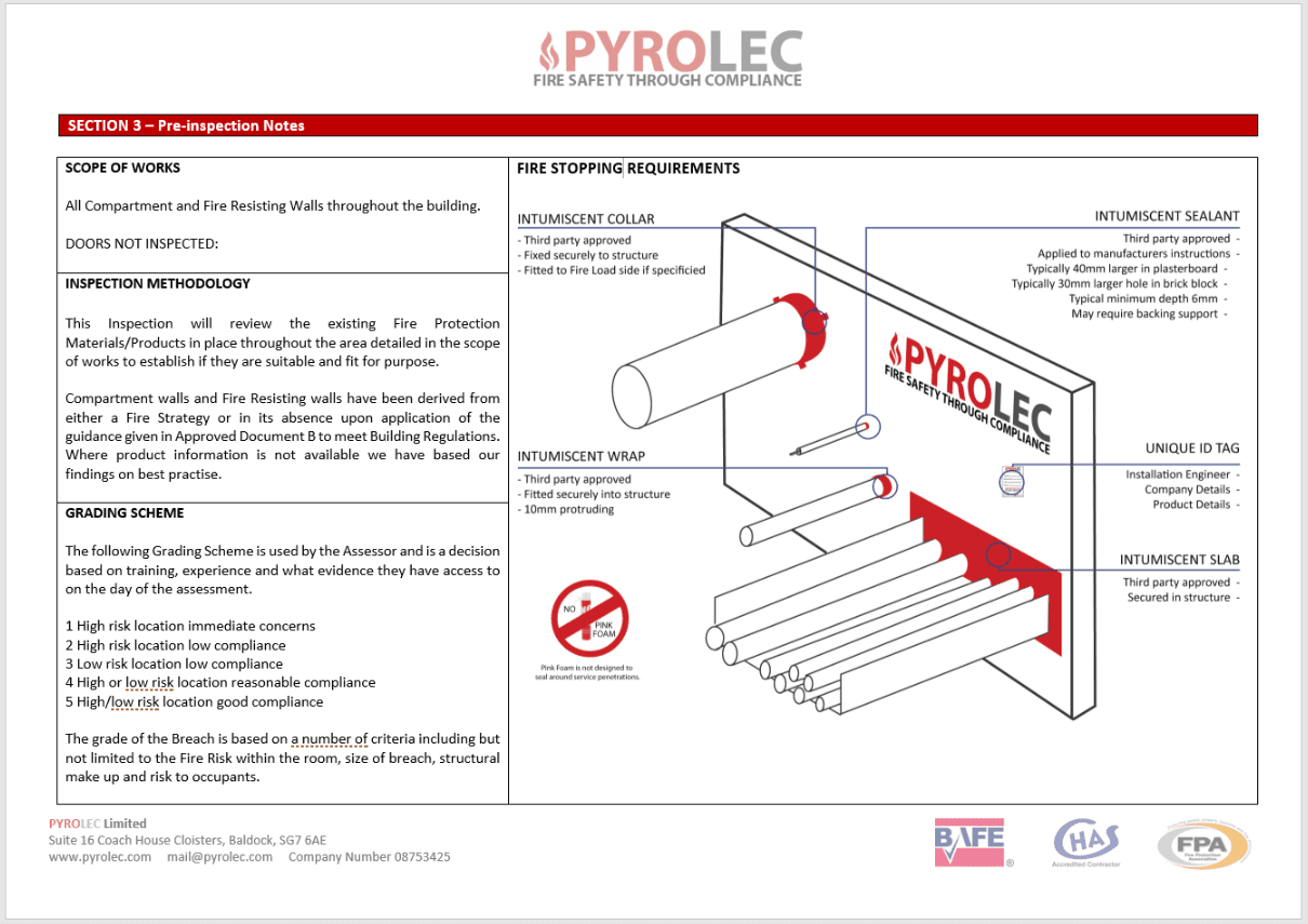 bolster fire stopping