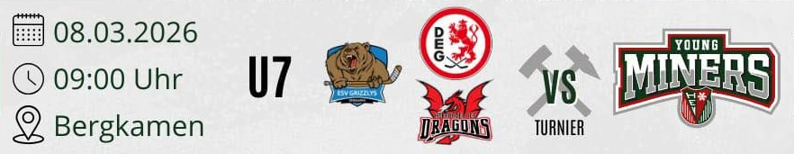 ESV Grizzlys Bergkamen / Düsseldorfer EG / Herforder EV vs. YOUNG MINERS U7