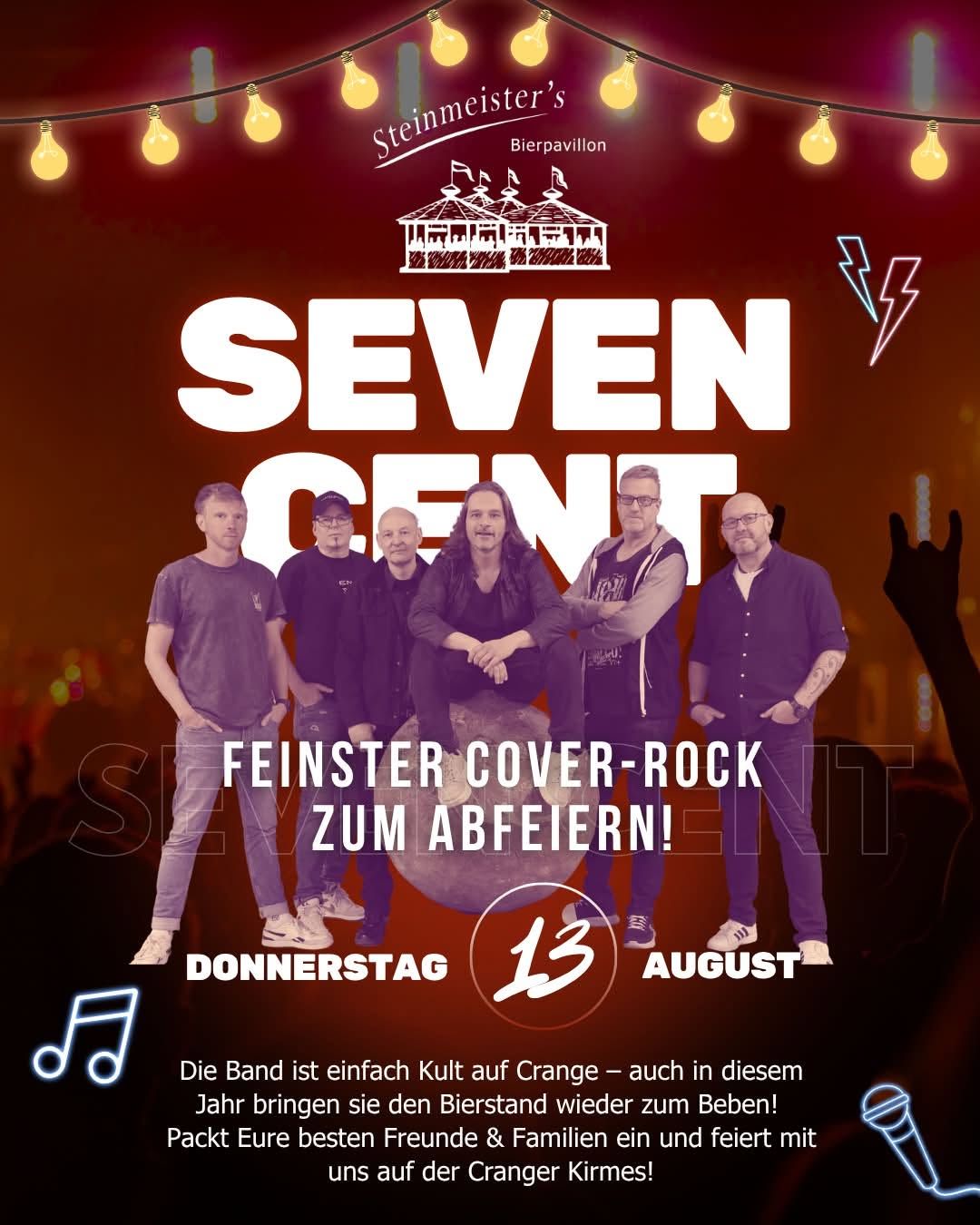 Se7en Cent - Feinster Cover-Rock zum abfeiern!