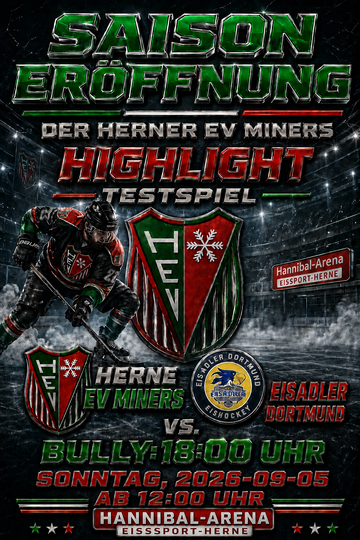SAISONERÖFFNUNG 2026/27 der HERNER EV MINERS !!!