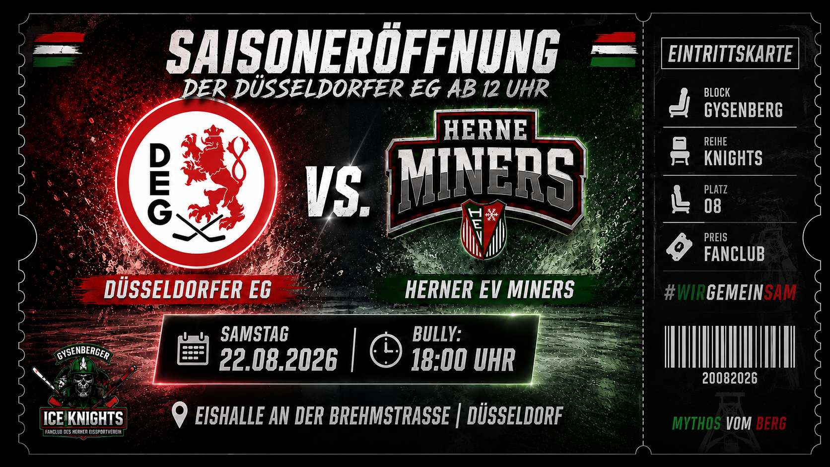 Düsseldorfer EG vs, HERNER EV MINERS