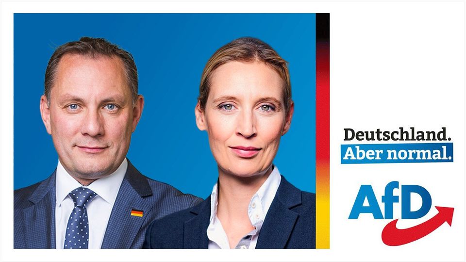 Alice Weidel und Tino Chrupalla zum Spitzenkandidaten-Duo der AfD gewählt