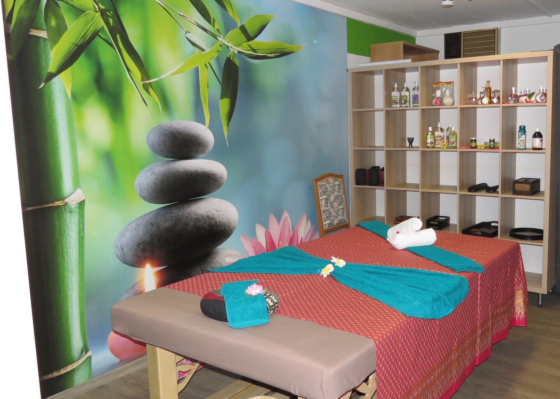 Massagebereich Ansicht von rechts