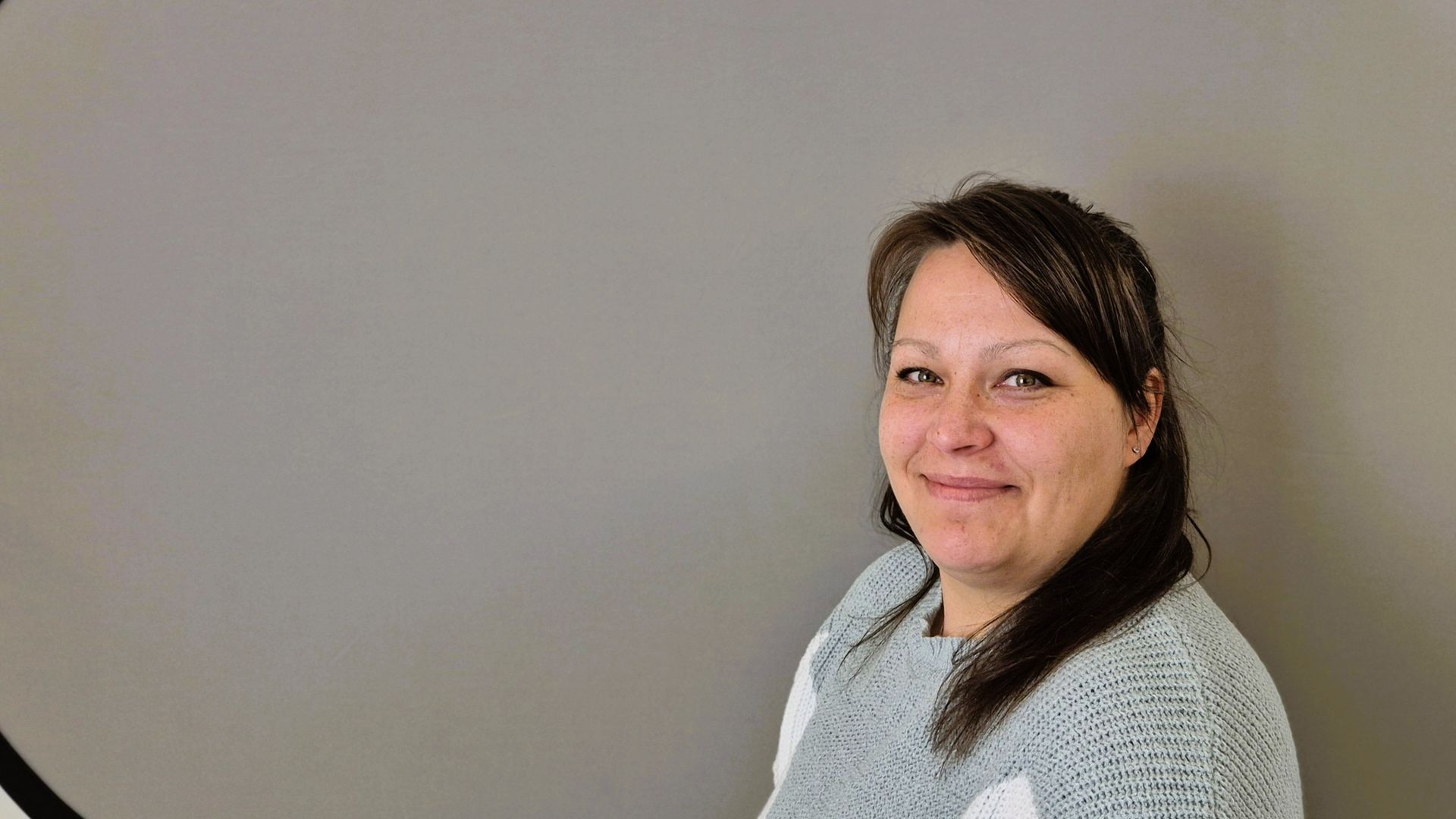 Büromitarbeiterin Nicole vom Lebensdank Pflegedienst Dresden.