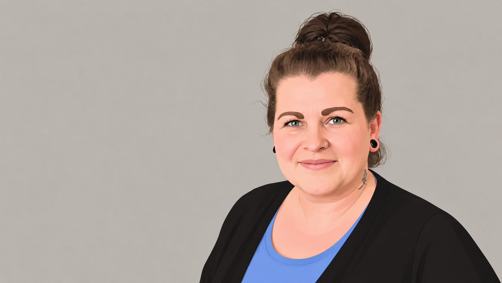 Pflegedienstleiterin Christin Kandler vom Lebensdank Pflegedienst Dresden.