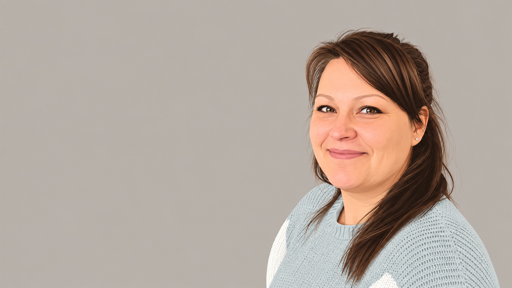 Büromitarbeiterin Nicole vom Lebensdank Pflegedienst Dresden.