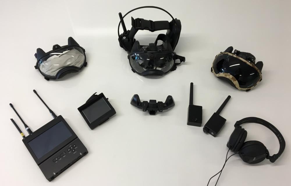 K9 supervision, dog goggle camera, see, listen, record