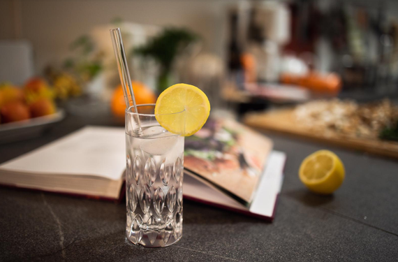 Trinkhalm aus Glas