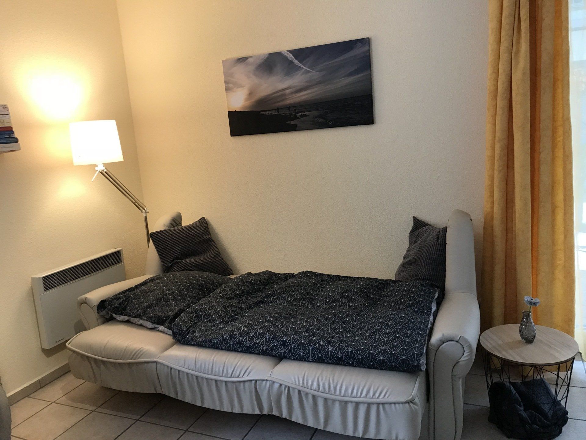 Schlafsofa in der Ferienwohnung